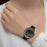 For Huami Amazfit T-Rex 3 Wtch Band Nylon Braided Replacement Watch Strap - Black+Grey - 5