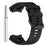 For Huami Amazfit T-Rex 3 Silicone Watch Band Breathable Soft Strap - Black - 4