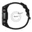 For Huami Amazfit T-Rex 3 Silicone Watch Band Breathable Soft Strap - Black - 5