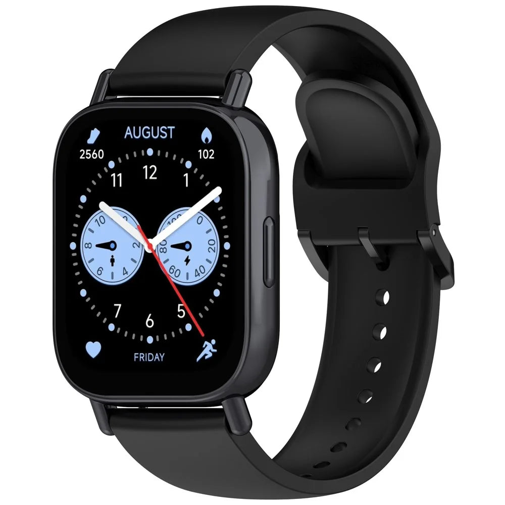 For Xiaomi Redmi Watch 5 Lite Band Waterproof Sweatproof Soft Silicone Sport Strap - Black - 2