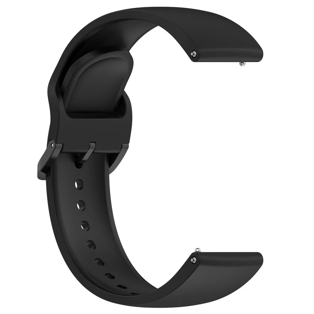 For Xiaomi Redmi Watch 5 Lite Band Waterproof Sweatproof Soft Silicone Sport Strap - Black - 4