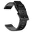 For Suunto 9  /  7 Replacement Watch Band 24mm PU Leather Watch Strap - Black  /  Black - 1