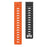 22mm Magnetic Strap for Huawei Watch GT 5 Pro 46mm / GT 5 46mm / GT 4 46mm Silicone Watch Band - Black+Orange - 2