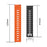 22mm Magnetic Strap for Huawei Watch GT 5 Pro 46mm / GT 5 46mm / GT 4 46mm Silicone Watch Band - Black+Orange - 4
