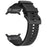For Samsung Galaxy Watch Ultra2 47mm / Watch Ultra (2025) 47mm / Watch Ultra 47mm Sport Band Rubber Breathable Watch Strap - Black / Black Connector - 4
