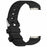 For Emeterm Fashion Replacement Strap Soft Silicone Wristband - Black - 4