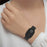For Emeterm Fashion Replacement Strap Soft Silicone Wristband - Black - 6