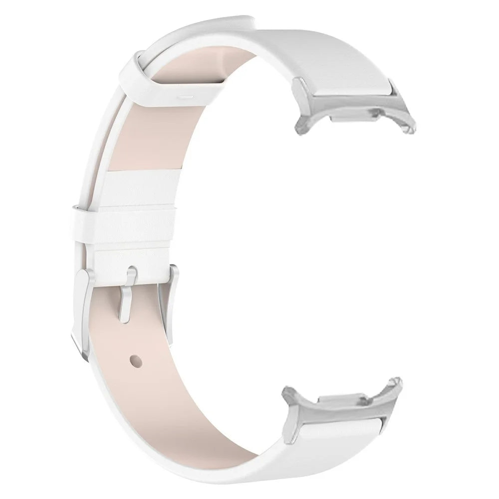 For Samsung Galaxy Watch Ultra2 47mm / Watch Ultra (2025) 47mm / Watch Ultra 47mm Watch Band Adjustable Leather Wrist Strap - White - 3
