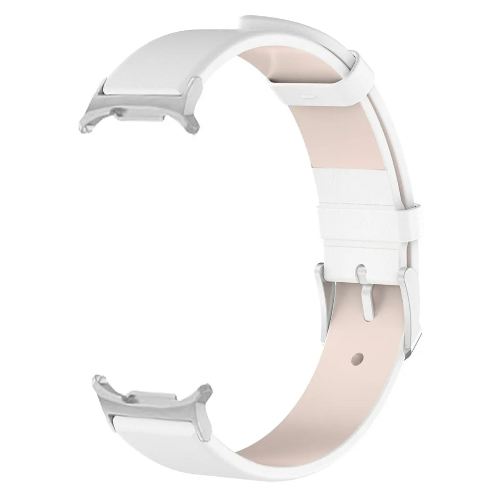For Samsung Galaxy Watch Ultra2 47mm / Watch Ultra (2025) 47mm / Watch Ultra 47mm Watch Band Adjustable Leather Wrist Strap - White - 4