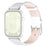 For Huawei Watch Fit 3 Watch Band Adjustable Leather Wrist Strap - White - 1