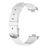 For Huawei Watch Fit 3 Watch Band Adjustable Leather Wrist Strap - White - 5