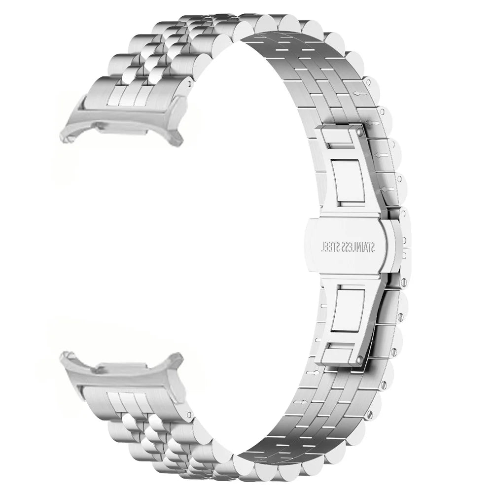 For Samsung Galaxy Watch Ultra2 47mm / Watch Ultra (2025) 47mm / Watch Ultra 47mm Watch Band Stainless Steel Strap with Band Removal Tool - Silver - 3