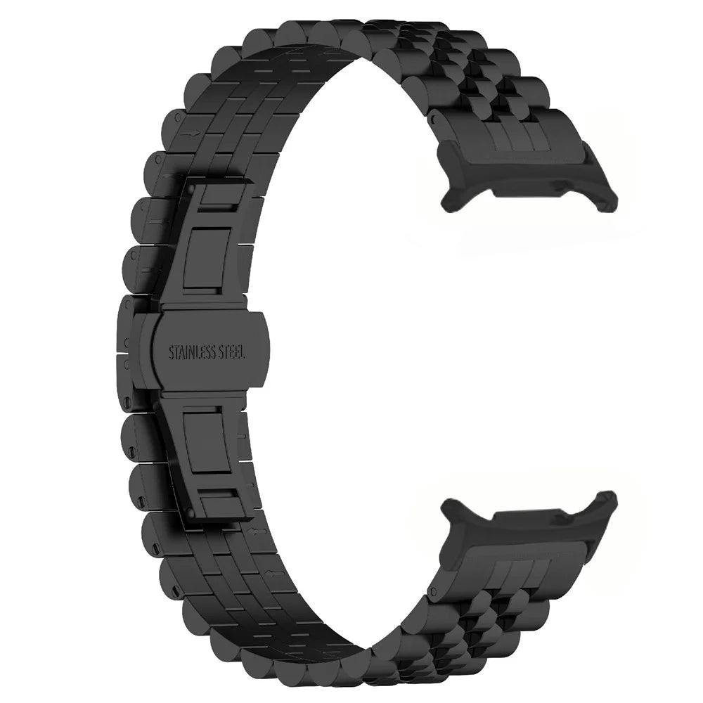 For Samsung Galaxy Watch Ultra2 47mm / Watch Ultra (2025) 47mm / Watch Ultra 47mm Watch Band Stainless Steel Strap with Band Removal Tool - Black - 2