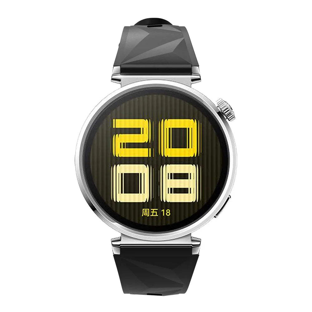 For Huawei Watch GT 5 Pro 42mm / GT 5 41mm / Oppo Watch X2 Mini Silicone Strap 18mm Watch Band Replacement - Black - 4