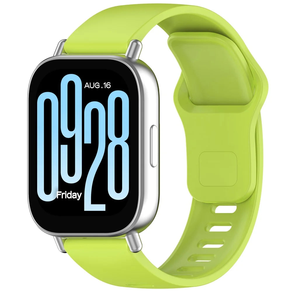 For Xiaomi Redmi Watch 5 Active Silicone Watch Band Colorful Buckle Wrist Strap - Green - 2