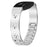 For Fitbit Inspire / Inspire HR Replacement Strap Metal Watch Band Snowflake Pattern, Silver - 2