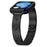 Replacement Strap for Xiaomi Smart Band 10 Pro / 9 Pro / 8 Pro / Redmi Watch 6 / 5 / 4 Metal Watch Band Snowflake Pattern - Black - 3