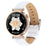 22mm Strap for Garmin Venu 3 / Forerunner 265 / Forerunner 265 Music Top Layer Cowhide Leather Watch Band - White - 2