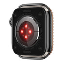 Watch Case for Apple Watch SE3 / SE2 / SE1 /  6 / 5 / 4 44mm Rhinestone Decor Hollow PC Frame Cover - Black+Rose Gold Dial - 3