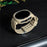 For Samsung Galaxy Watch Ultra 47mm Watch Strap TPU Band with PC Watch Case - Gold - 5