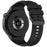 For Huawei Watch GT 5 Pro 46mm Silicone Strap Adjustable Length Replacement Band - Black - 1