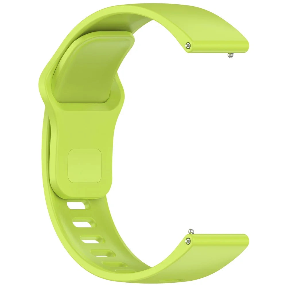 22mm Silicone Watch Band For Huawei Watch GT 5 Pro 46mm  /  GT 5 46mm  /  GT 4 46mm Universal Strap - Lime Green - 3
