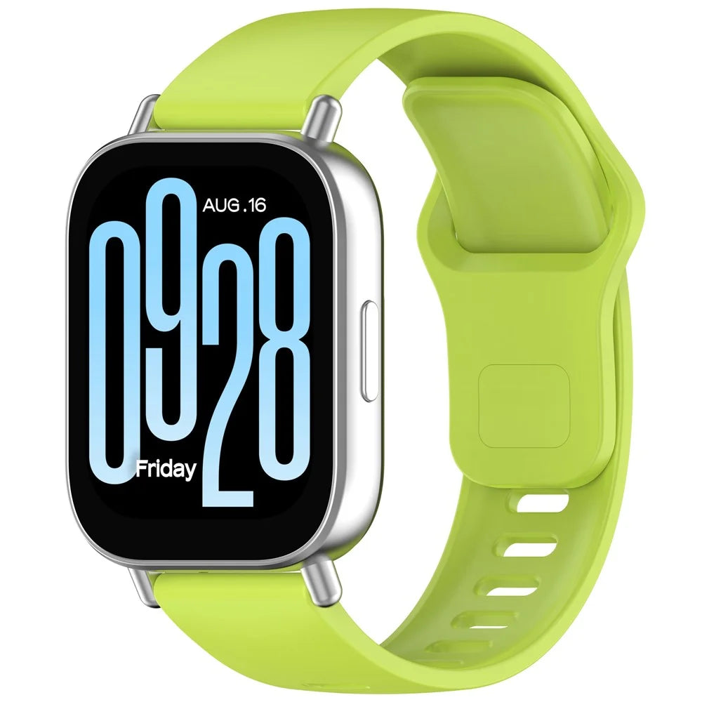 22mm Silicone Watch Band For Huawei Watch GT 5 Pro 46mm  /  GT 5 46mm  /  GT 4 46mm Universal Strap - Lime Green - 4
