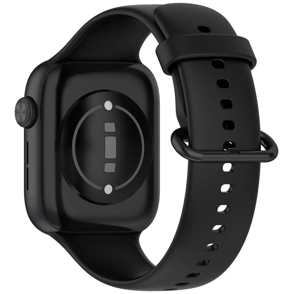 For Honor Watch 5 Soft Silicone Watch Strap Adjustable Replacement Watchband - Black - 1