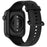 For Honor Watch 5 Soft Silicone Watch Strap Adjustable Replacement Watchband - Black - 1