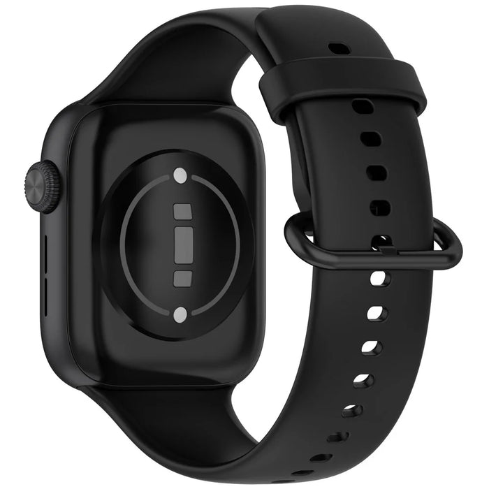 For Honor Watch 5 Soft Silicone Watch Strap Adjustable Replacement Watchband - Black - 1