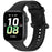 For Honor Watch 5 Soft Silicone Watch Strap Adjustable Replacement Watchband - Black - 4