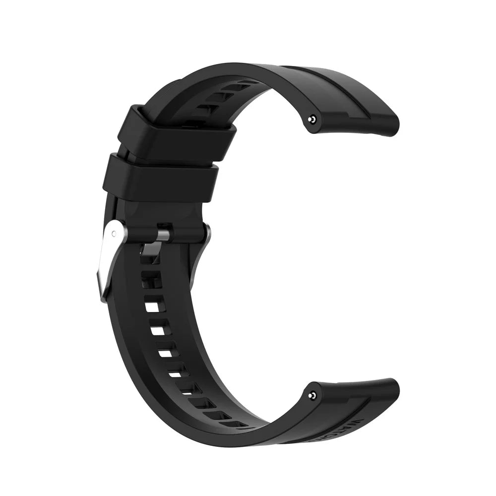 20mm Silicone Watchband Replacement Watch Strap for Huami Amazfit GTS 2e/GTS 2/GTS 2 Mini - Black - 2