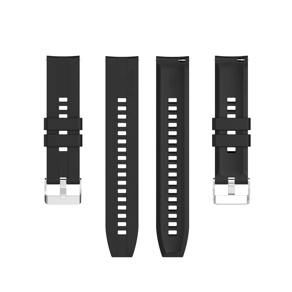 20mm Silicone Watchband Replacement Watch Strap for Huami Amazfit GTS 2e/GTS 2/GTS 2 Mini - Black - 3