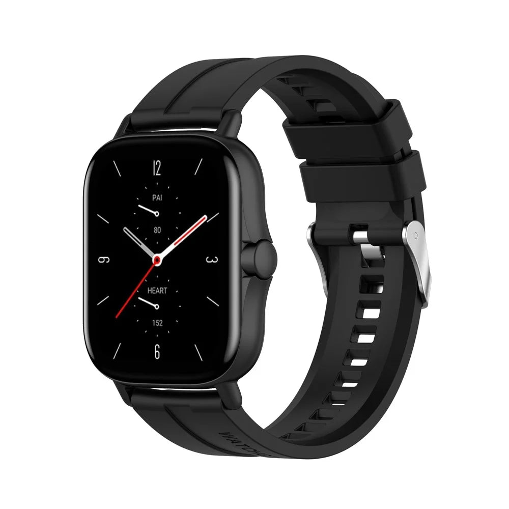 20mm Silicone Watchband Replacement Watch Strap for Huami Amazfit GTS 2e/GTS 2/GTS 2 Mini - Black - 5