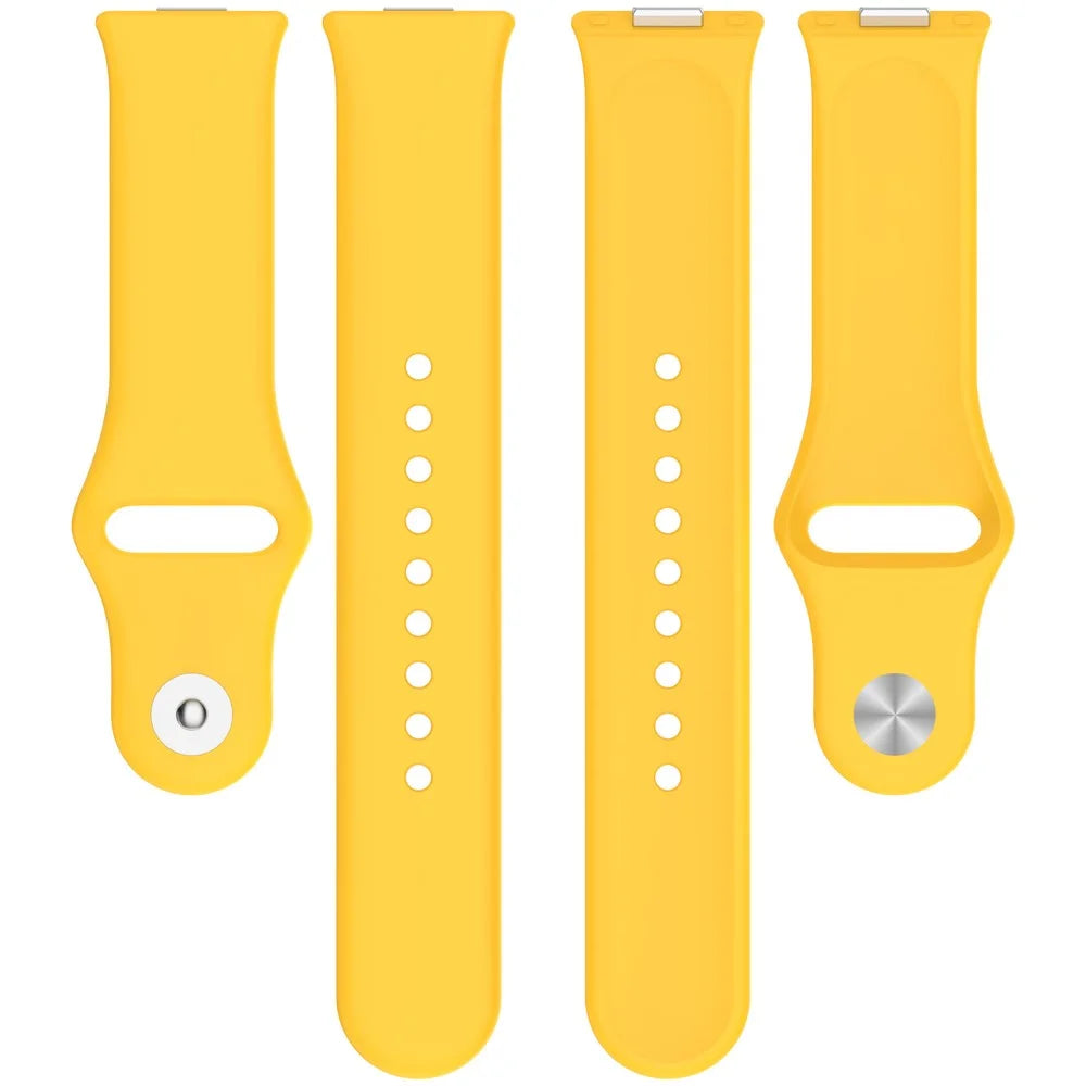 For Huawei Watch Fit 3 Silicone Watch Band Reverse Buckle Wrist Strap - White - 5