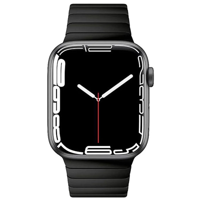 Watch Band For Apple Watch Ultra 3 2 1 49mm / Series 11 10 46mm / 9 8 7 45mm / SE3 SE2 SE 6 5 4 44mm / 3 2 1 42mm 1-Bead Bamboo Link Titanium Alloy Strap - Black - 3