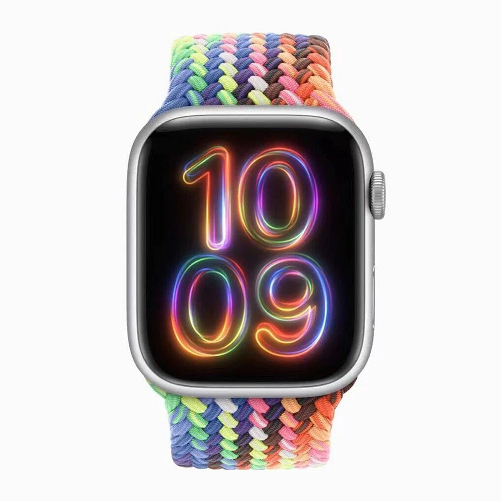 KALEBOL Magnetic Watch Strap for Apple Watch Series 11 10 42mm / 9 8 7 41mm / SE3 SE2 SE 6 5 4 40mm / 3 2 1 38mm Nylon Braided Wrist Band - Multi-Color - 3