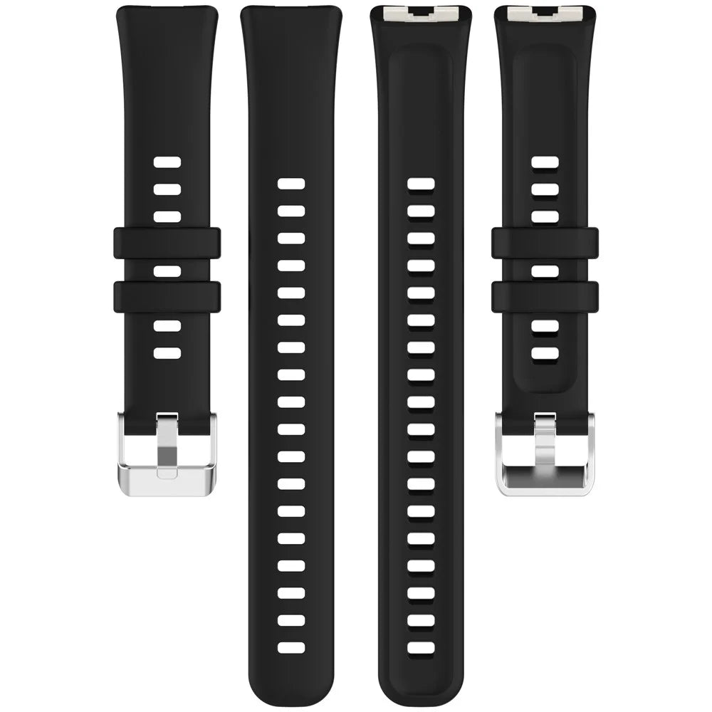 Silicone Watch Strap for Huawei Band 9 NFC / 9 / 8 NFC / 8 Adjustable Wrist Band - Black - 5