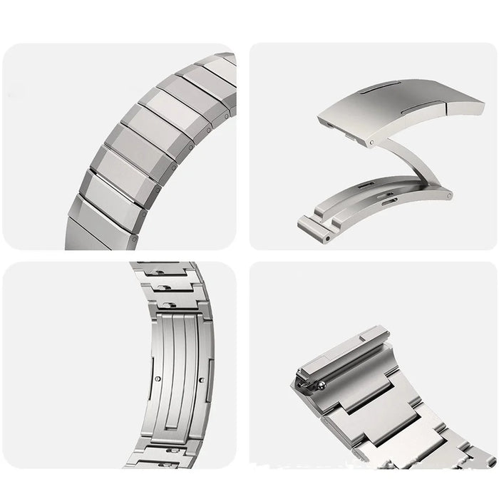 For Huawei Watch GT 5 Pro 46mm / GT 5 46mm Band Adjustable Titanium Alloy Watch Strap - Silver - 3