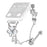 Metal Band for Apple Watch Series 11 10 42mm / 9 8 7 41mm / SE3 SE2 SE 6 5 4 40mm / 3 2 1 38mm Heart Clover Decor Watch Strap - Silver - 1