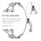 Metal Band for Apple Watch Series 11 10 42mm / 9 8 7 41mm / SE3 SE2 SE 6 5 4 40mm / 3 2 1 38mm Heart Clover Decor Watch Strap - Silver - 3