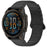 20mm Magnetic Watch Band for Garmin Fenix 8 43mm / Descent MK3 Quick Release Soft Silicone Strap - Black - 4