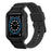 For Apple Watch Series 10 46mm Strap Soft TPU Watch Band with Integrated Watch Case - Black - 3