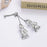 Metal Band For Garmin D2 Air X10  /  Bounce Heart Clover Decor Watch Strap - Silver - 5