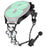 Metal Band Heart Clover Decor For Garmin Vivomove Trend  /  Venu Sq 2 Watch Bracelet Replacement - Black - 1