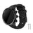 Adjustable Silicone Smart Watch Strap Replacement Watchband for Suunot 9 - Black - 2