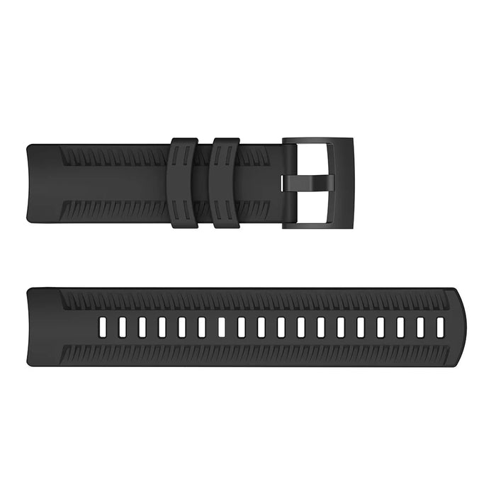 Adjustable Silicone Smart Watch Strap Replacement Watchband for Suunot 9 - Black - 4