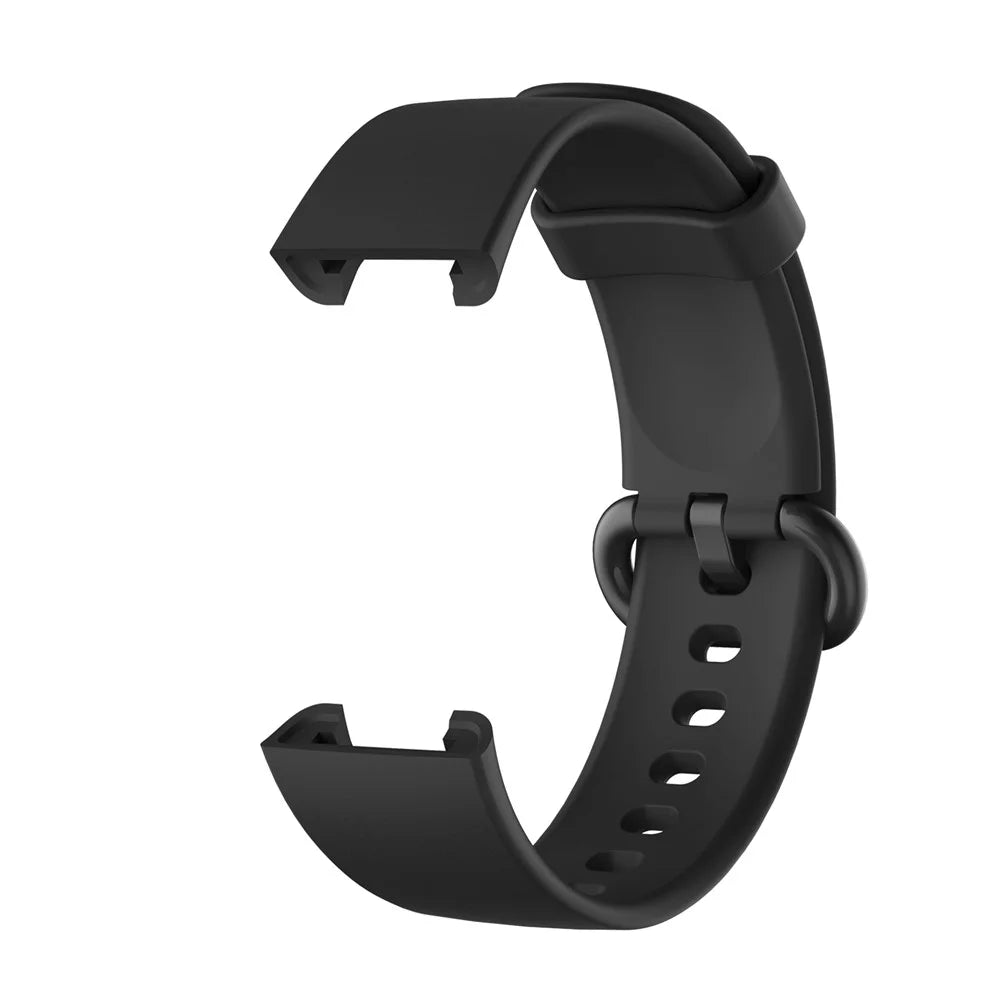 Soft Silicone Smart Watch Strap Replacement Watch Band for Xiaomi Mi Watch Lite / Redmi Watch - Black - 3