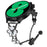 For Huami Amazfit GTS 3 Watch Strap Replacement Metal Band Heart Clover Decor - Black - 2