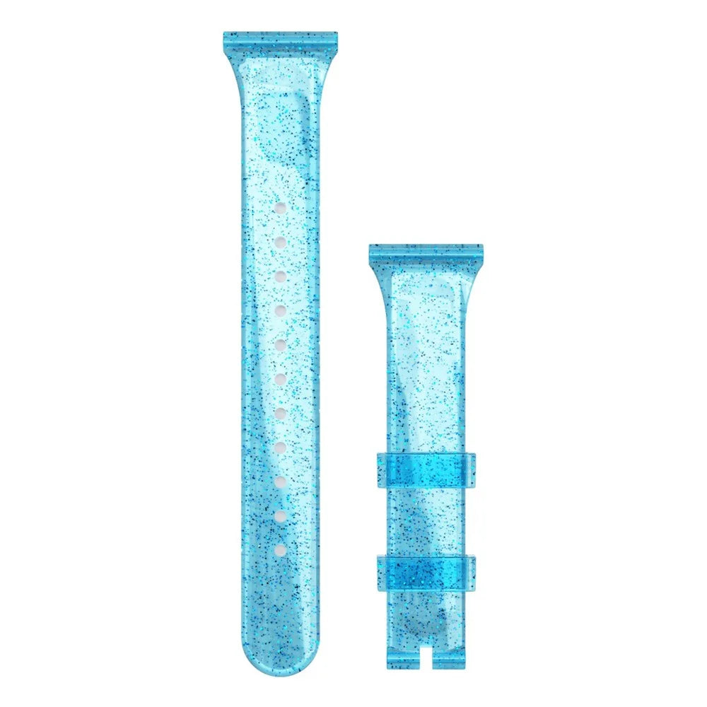 Glitter Powder TPU Watch Strap for Apple Watch Series 11 10 42mm / 9 8 7 41mm / SE3 SE2 SE 6 5 4 40mm / 3 2 1 38mm - Baby Blue - 4